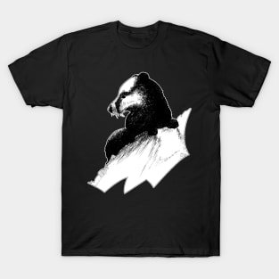 Ink drawing - badger - nature inspired art and designs T-Shirt